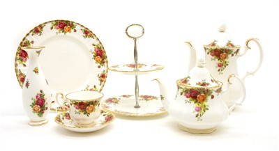 Lot 262 - A large collection of Royal Albert Country Rose dinner and tea services