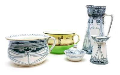 Lot 476 - A Royal Doulton ‘Aubrey’ wash set in the Art Nouveau style