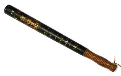 Lot 177 - A William IV 'Parker of Holborn' truncheon