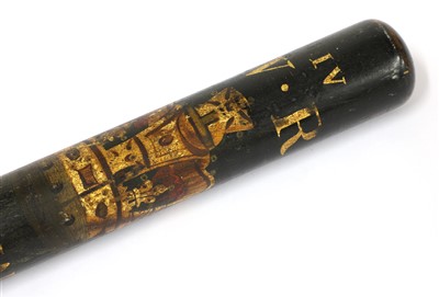 Lot 177 - A William IV 'Parker of Holborn' truncheon
