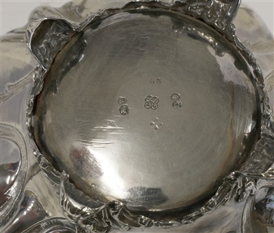 Lot 26 - A George IV silver four piece tea set