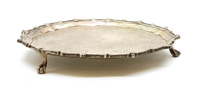 Lot 326 - A George III silver salver