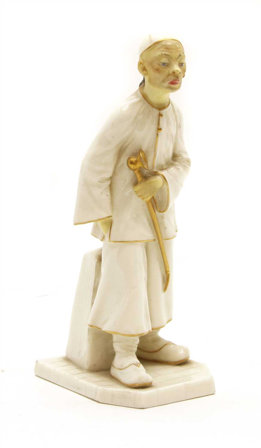 Lot 350 - A Royal Worcester figure of a Chinese man