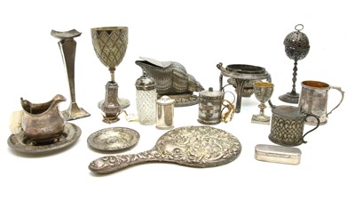 Lot 308 - A collection of silver and silver plate