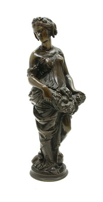 Lot 517 - A late 19th century Grand Tour bronze figure