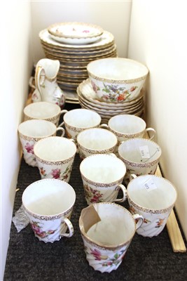 Lot 429 - A Dresden porcelain coffee service