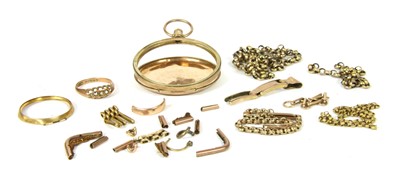 Lot 65 - A 9ct gold vacant open faced pocket watch case