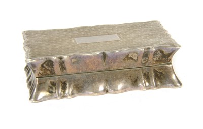 Lot 138 - A sterling silver box