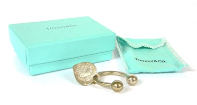 Lot 78 - A silver Tiffany & Co. 'Return to Tiffany' key ring