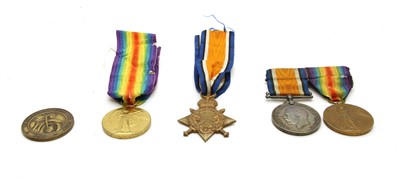 Lot 296 - A First World War Service and Victory Medal