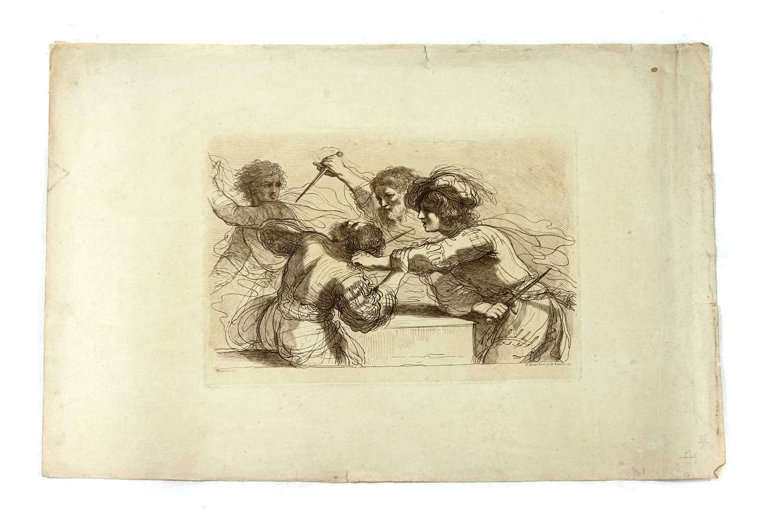 Lot 591 - Francesco Bartolozzi (Italian, 1727-1815), After Guercino [Giovanni Francesco Barbieri]