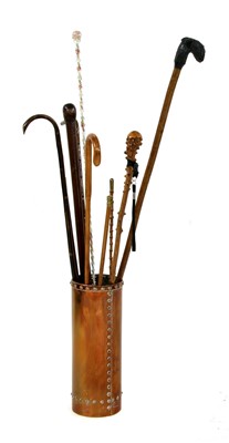 Lot 513A - A collection of walking sticks