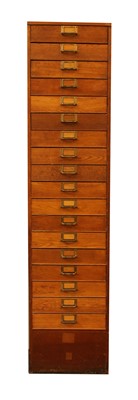 Lot 601 - A mid 20th century oak chest