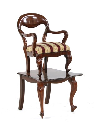 Lot 669 - A Victorian mahogany adjustable child’s chair