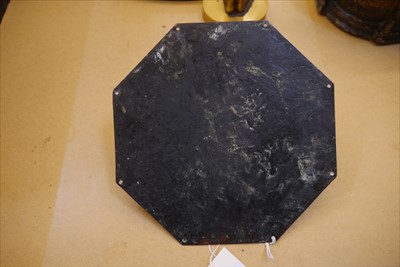 Lot 283 - An octagonal brass sundial