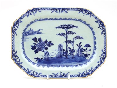 Lot 238 - A Chinese blue and white meat dish