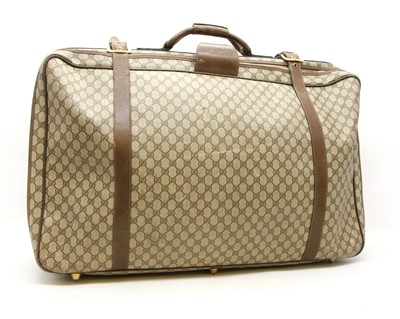 Lot 228 - A Gucci vintage large suitcase