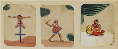 Lot 150 - An album of Indian Mica watercolours and gouaches