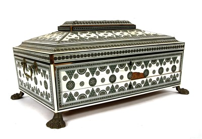 Lot 378 - A Vizagapatam casket