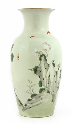Lot 57 - A Chinese famille rose vase