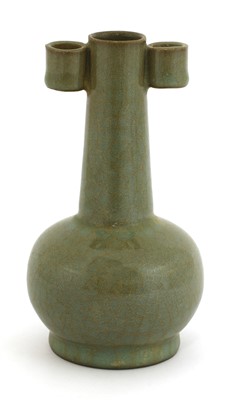 Lot 481 - A Chinese celadon vase