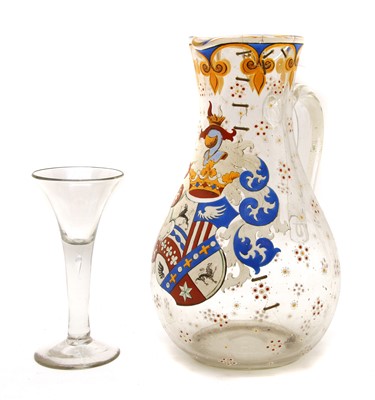 Lot 450 - An 18th century drinking glass