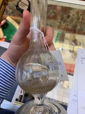 Lot 274 - A glass oil and vinegar bottle
