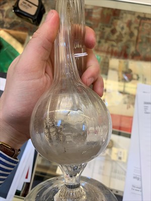 Lot 274 - A glass oil and vinegar bottle