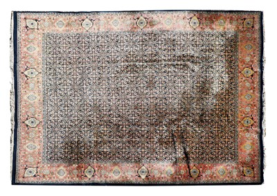 Lot 861 - A large Persian Moud carpet
