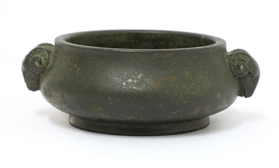 Lot 471 - A Chinese bronze censer