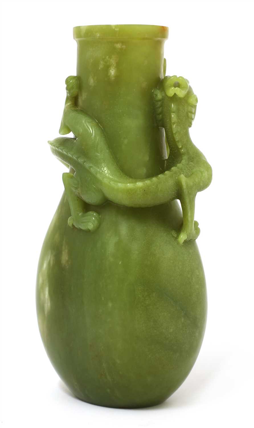 Lot 467 - A Chinese jade vase