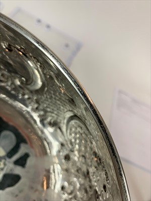 Lot 37 - A Victorian silver punch bowl