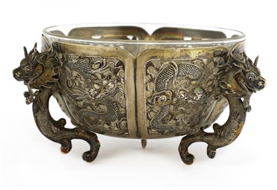 Lot 124 - A Chinese silver bowl