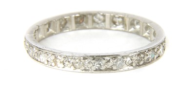 Lot 315 - A diamond full eternity ring