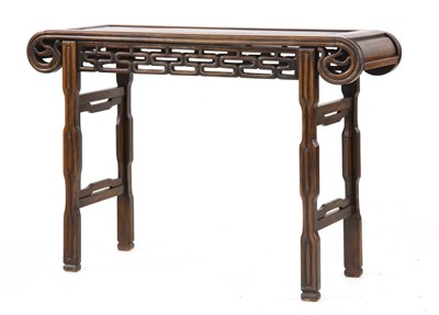 Lot 429 - A Chinese scroll table