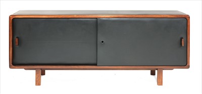 Lot 606 - An Indian rosewood sideboard