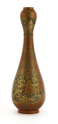 Lot 423 - A Japanese bronze vase