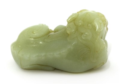 Lot 195 - A Chinese jade carving