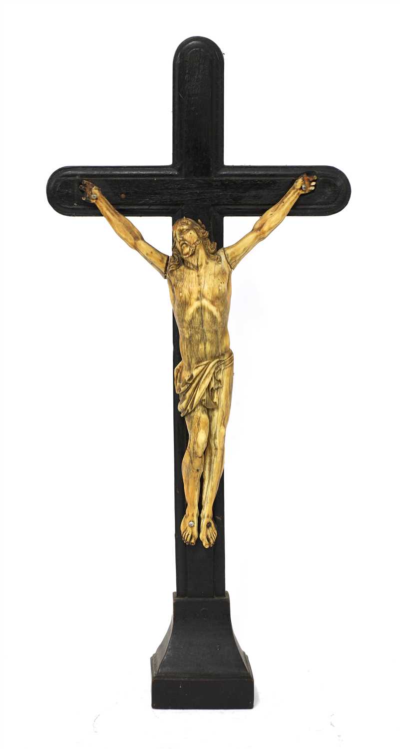 Lot 114 - An ivory Corpus Christi