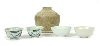 Lot 208 - Two Chinese celadon tea bowls