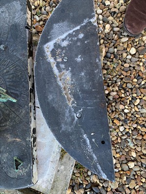 Lot 945 - A rare circular slate sundial by Richard Melvin