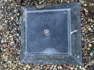 Lot 945 - A rare circular slate sundial by Richard Melvin