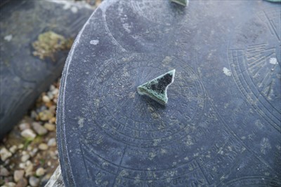 Lot 945 - A rare circular slate sundial by Richard Melvin