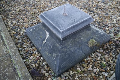 Lot 945 - A rare circular slate sundial by Richard Melvin