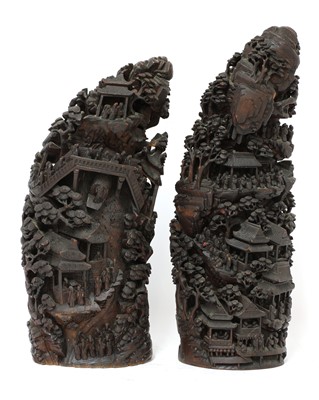 Lot 149 - Two Chinese bamboo carvings