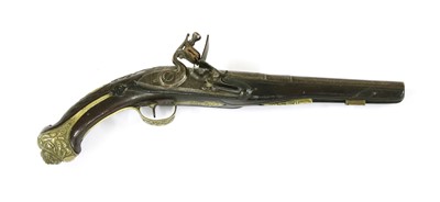 Lot 96 - A continental flintlock pistol