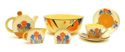 Lot 291 - A Clarice Cliff for Wilkinson part tea set
