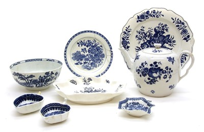 Lot 254 - A collection of 18th century blue and white porcelain