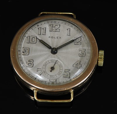 Lot 599 - A 9ct gold Rolex mechanical watch