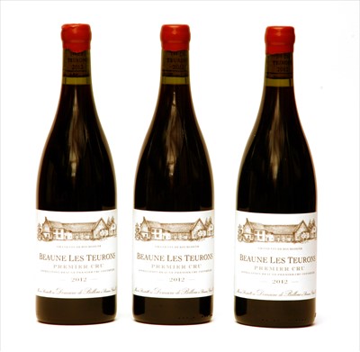 Lot 224 - Domaine de Bellene, Beaune "Les Teurons", Premier Cru, 2012, three bottles